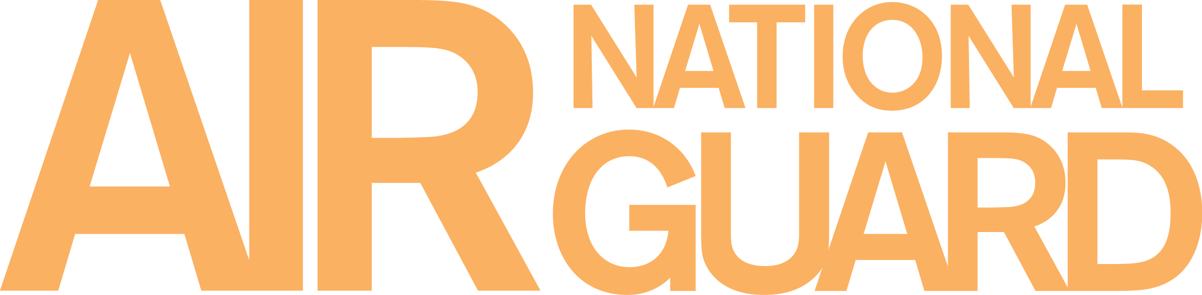 Ang Logo - Air National Guard Clipart (2362x581), Png Download