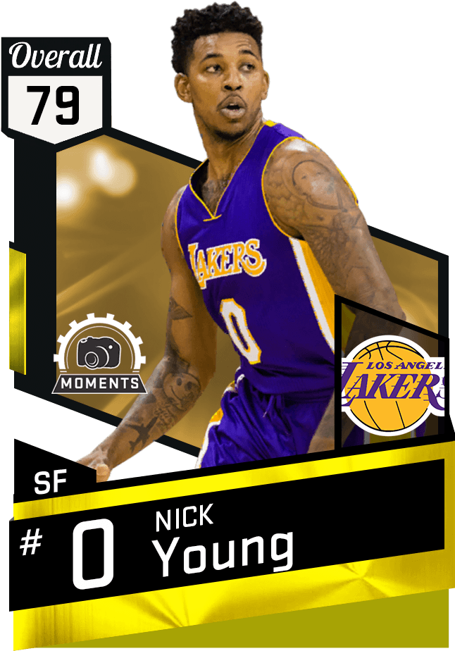 Nick Young - Nate Archibald Nba 2k17 Clipart (651x941), Png Download