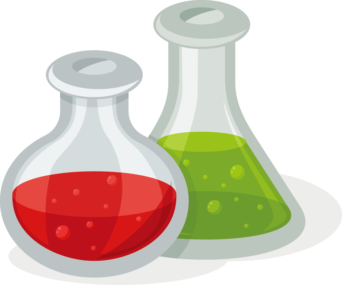 Laboratory Flask Clip Art - Clipart Erlenmeyerkolben - Png Download (1089x907), Png Download