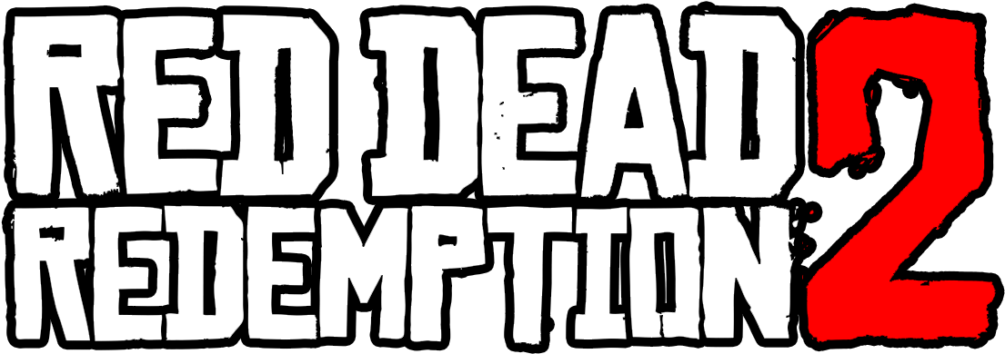 Red Dead Redemption 2, Red Dead Redemption, Grand Theft - Red Dead Redemption 2 Logo Png Clipart (1280x393), Png Download