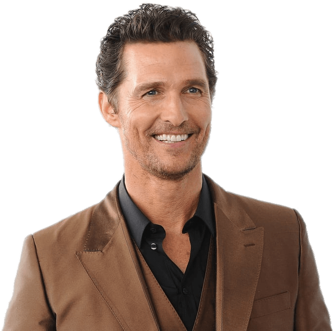 At The Movies - Matthew Mcconaughey Clipart (1024x684), Png Download