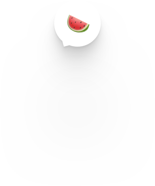 Jam Bubble - Watermelon Clipart (538x646), Png Download