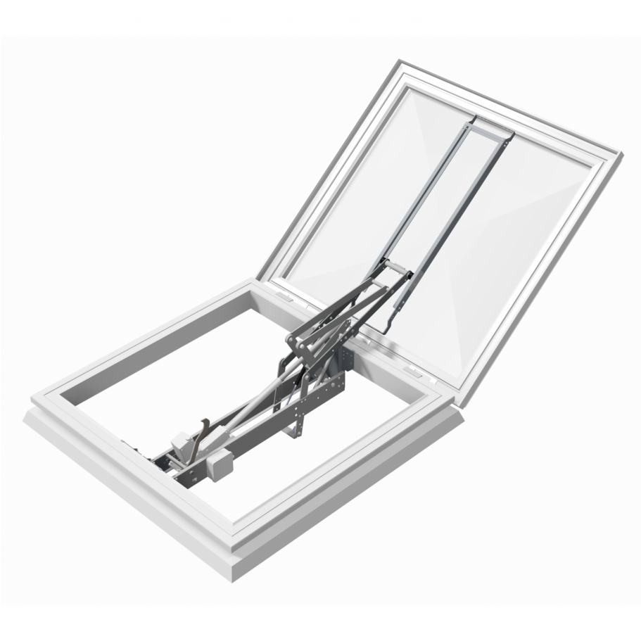 Smoke Vent System - Heat And Smoke Vent Clipart (910x1155), Png Download