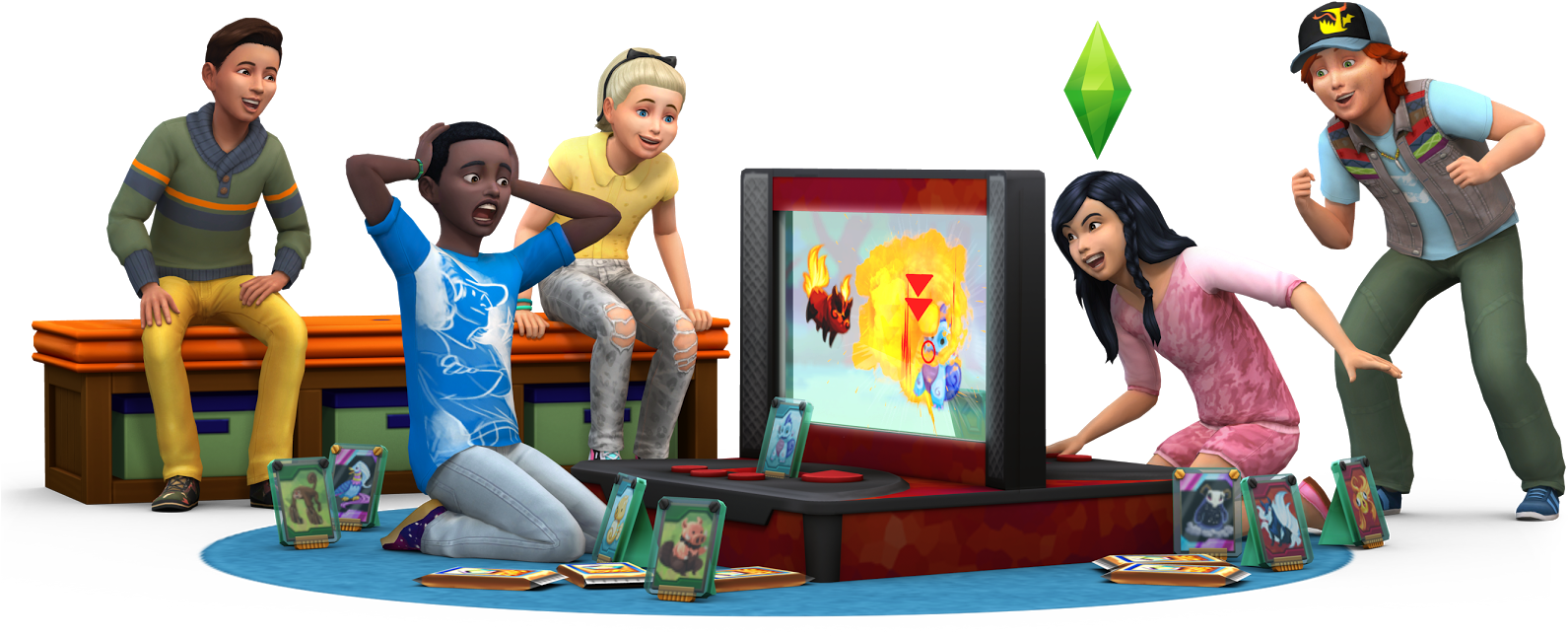 The Sims 4 Kids Room Stuff - Sims 4 Kids Stuff Clipart (1600x705), Png Download