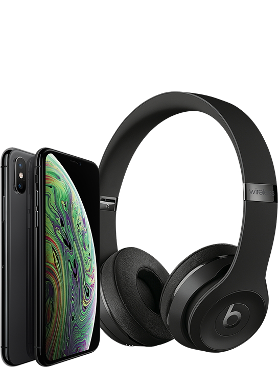 The Iphone Xs With Bonus - Beats By Dre Solo Clipart (743x742), Png Download