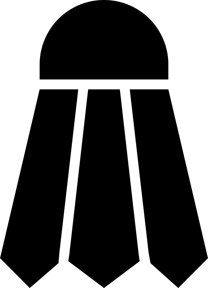 Png File - Shuttlecock Silhouette Clipart (710x980), Png Download