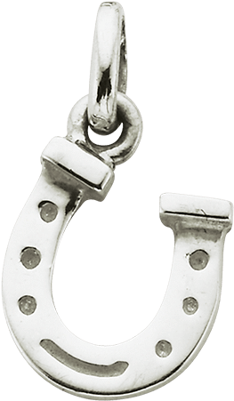 Horseshoe Transparent Silver - Platinum Clipart (1100x1200), Png Download