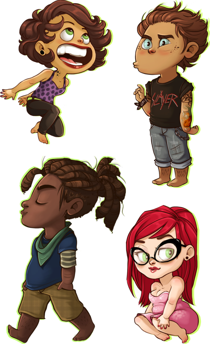 Collection Of Free Dreadlocks Download On Ubisafe - Cartoon Clipart (699x1143), Png Download
