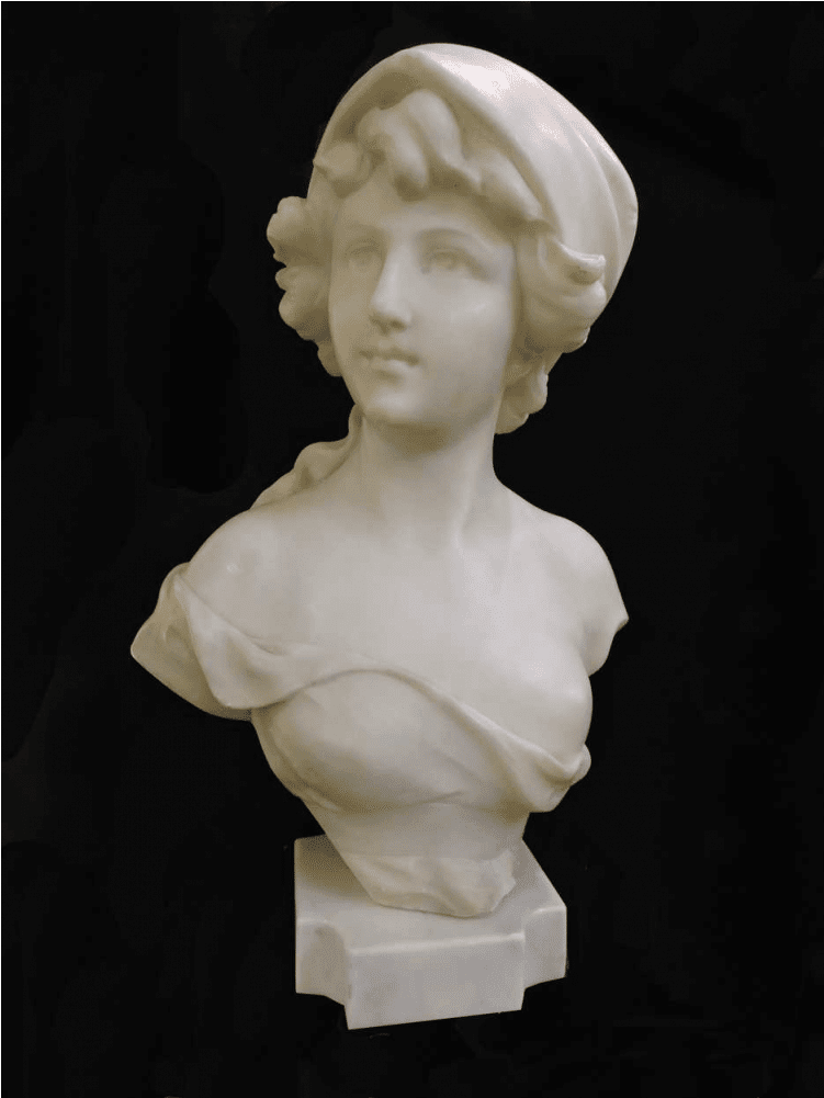 Italian Large Marble Bust - Bust Clipart (1000x1000), Png Download