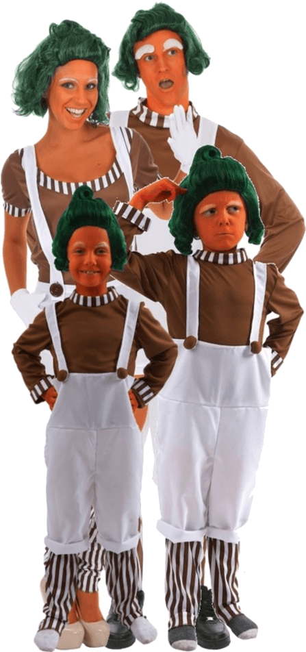 Costume, Willy Wonka, Willy Wonka The Chocolate Factory, - 80s Fancy Dress Couple Clipart (600x951), Png Download