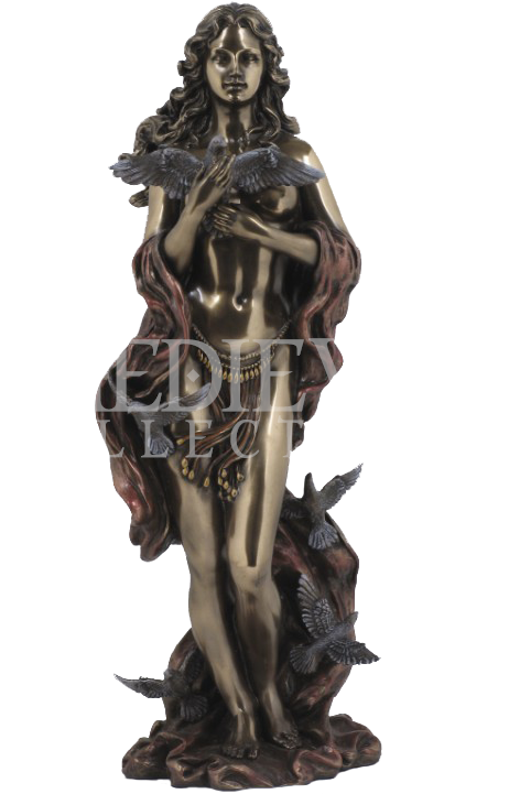 Bronze Aphrodite Statue - Statues Of Goddesses Aphrodite Clipart (462x721), Png Download