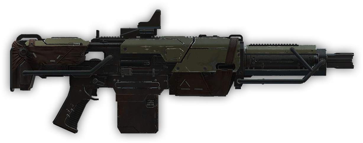 Anthem Gun Clipart (1228x483), Png Download