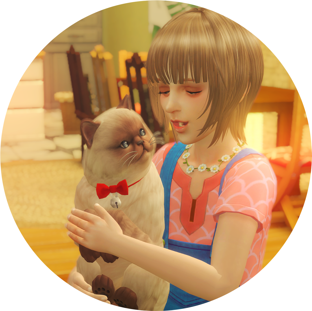 New Cat 🐾 - Girl Clipart (1280x1269), Png Download