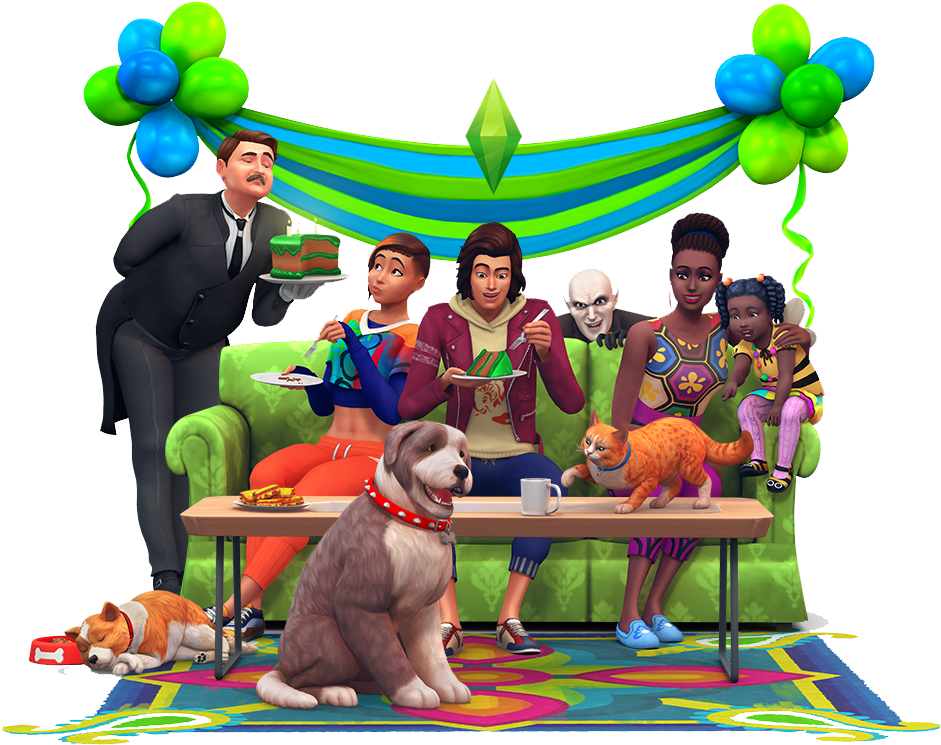Even Though We're Eighteen, And Hopefully Past Our - Sims 4 Happy Birthday Clipart (969x808), Png Download