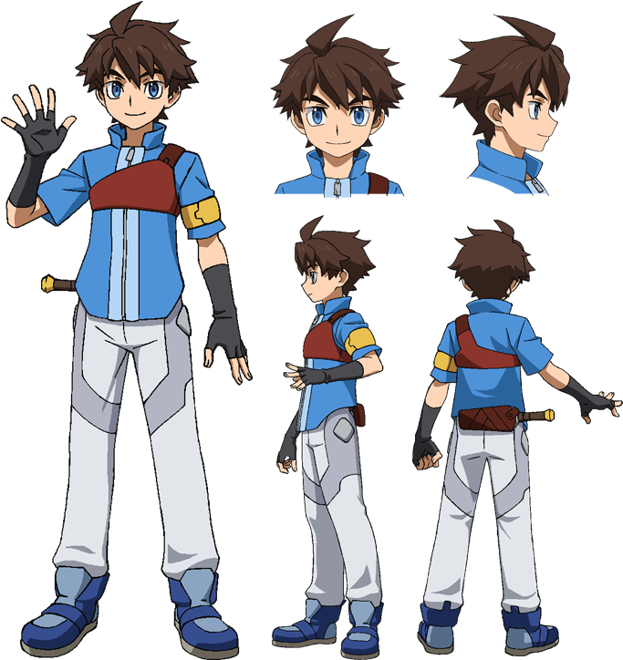 Gundam Build Divers - Gundam Build Divers Characters Clipart (694x731), Png Download