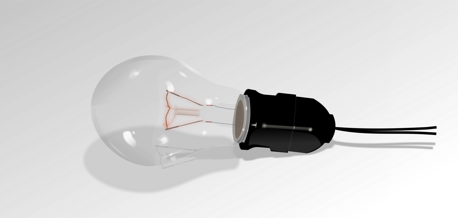 Incandescent Light Bulb Electricity Lighting Electric - Incandescent Light Bulb Clipart (1573x750), Png Download