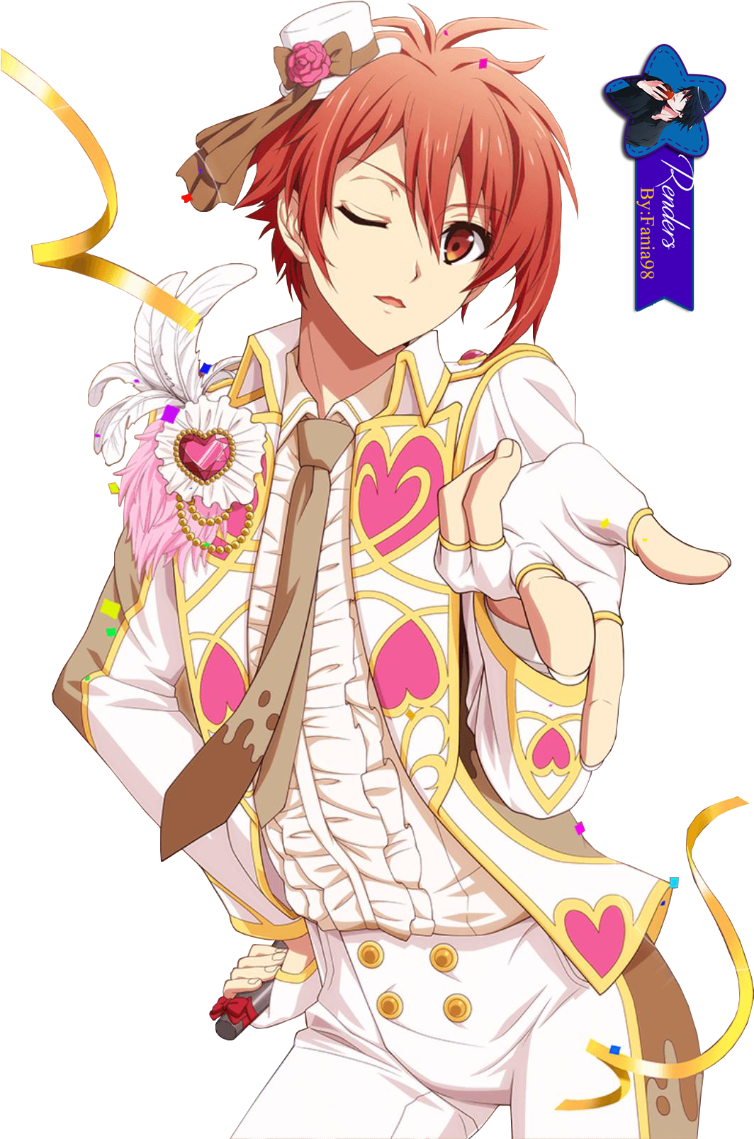 Riku Nanase Valentine , Png Download - Idolish7 X Flower Clipart (1064x1606), Png Download