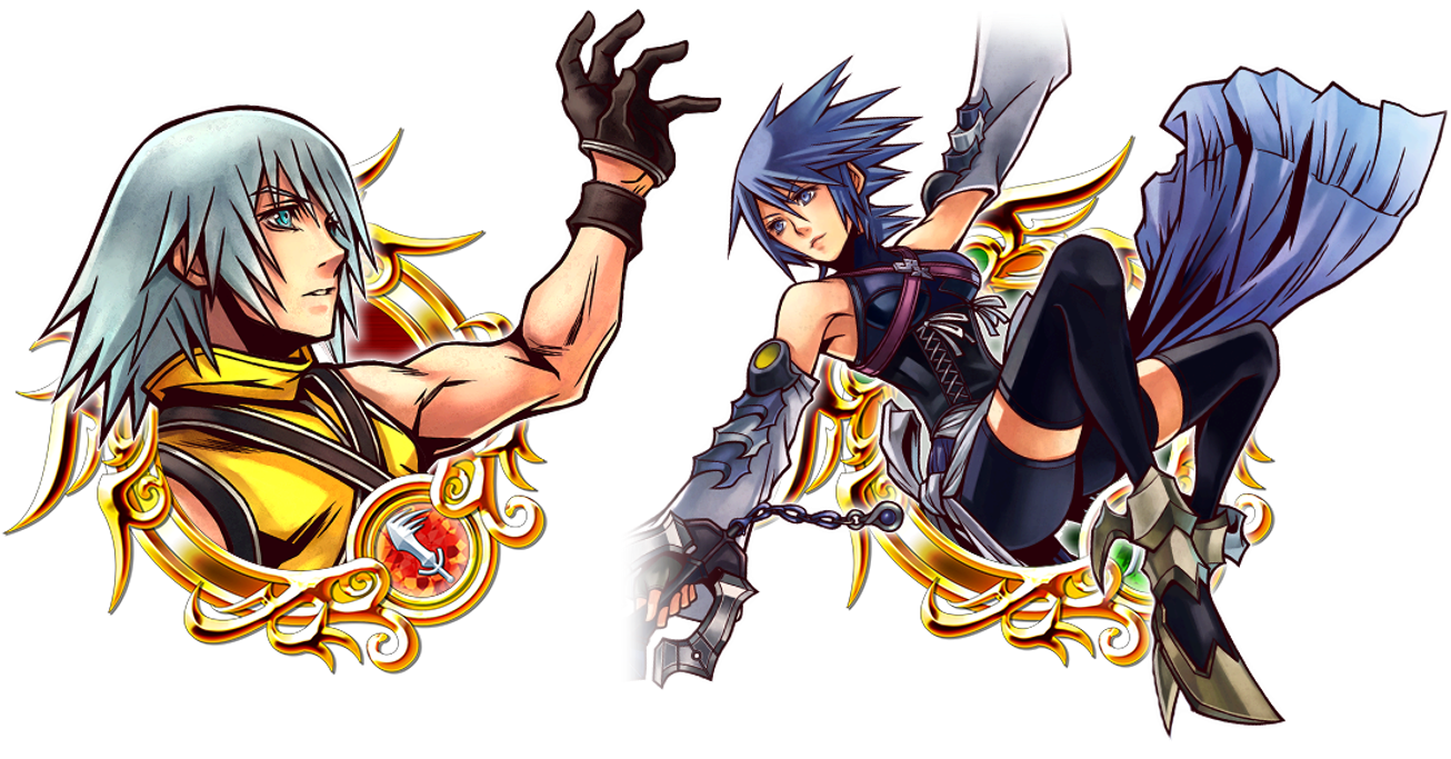 Riku Ex Aqua Illust Clipart (1369x683), Png Download