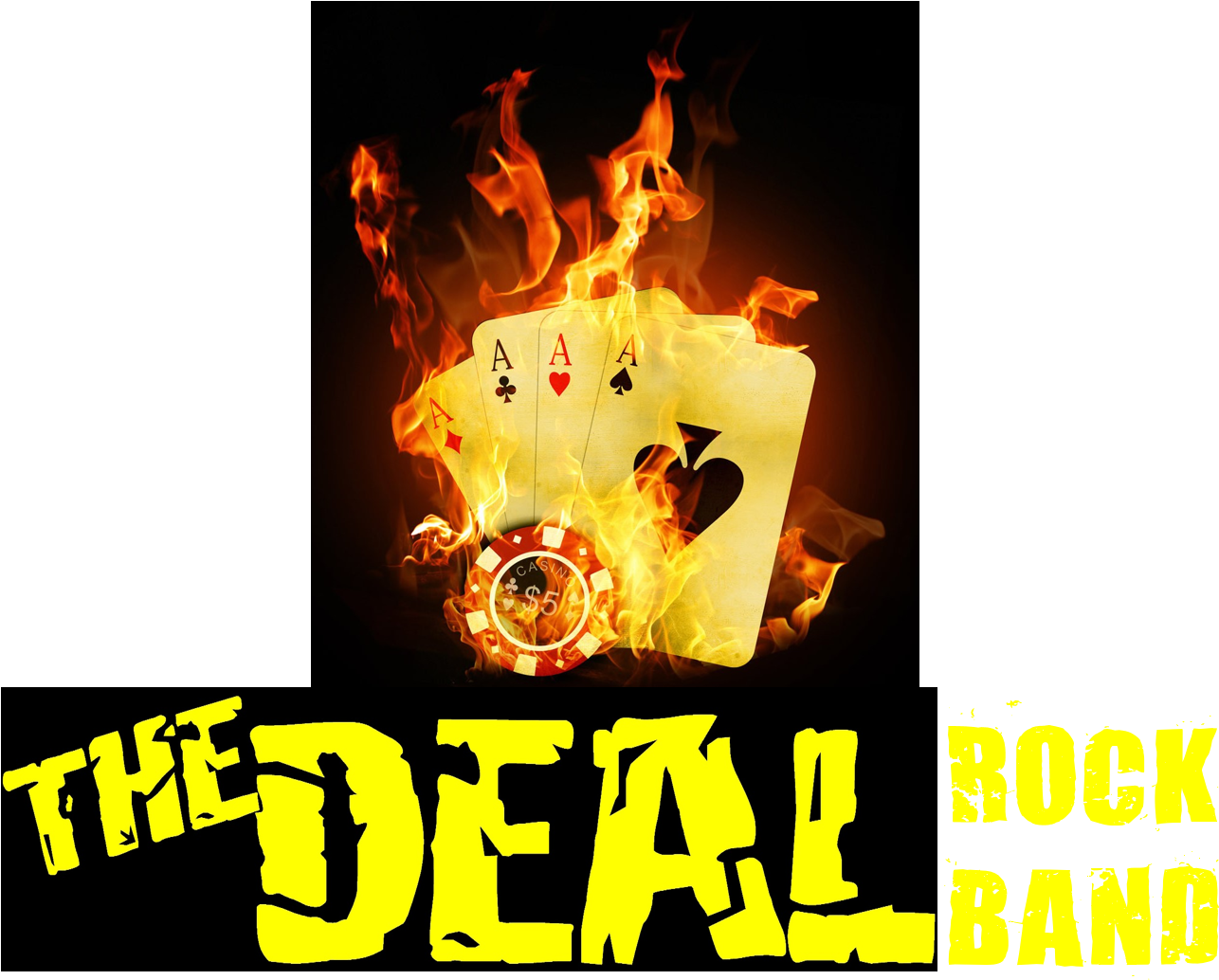 Logo Of The Deal Rock Band - Poster Clipart (1365x1120), Png Download