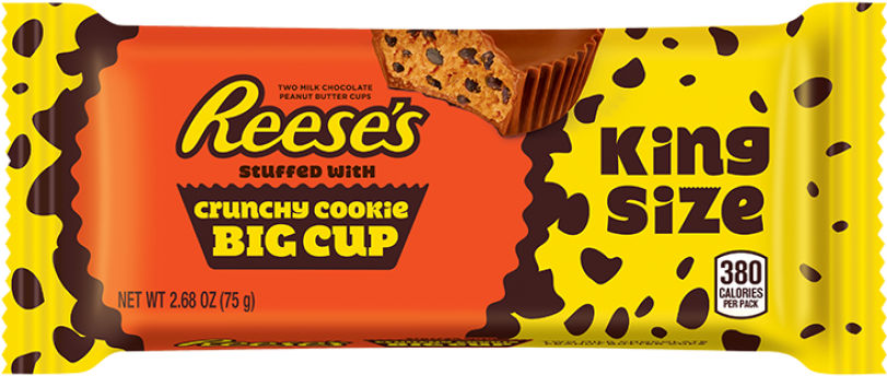 Reese's Crunchy Cookie Cup - Reeses Big Cup Cookie Clipart (810x455), Png Download