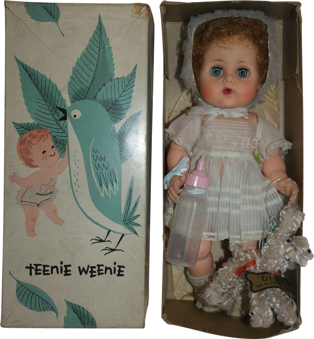 Teenie Weenie 11' Toodles With Her Poodle - Doll Clipart (1317x1425), Png Download