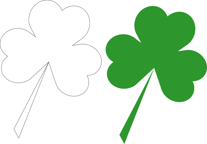 Zielony, Shamrock, Marca, Szczęście - Free Shamrock Vector Clipart (686x480), Png Download