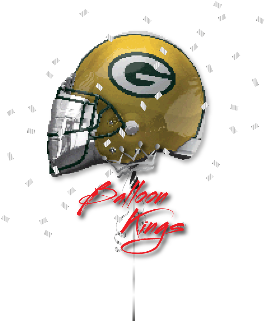 Packers Helmet - Balloon Clipart (1280x1280), Png Download