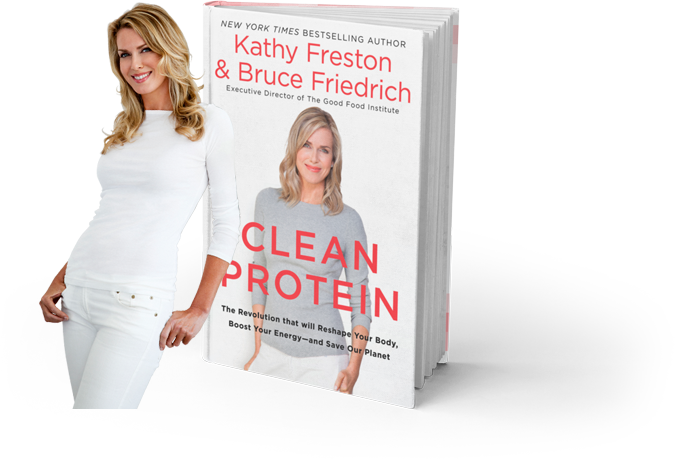 Kathy Freston Clean Protein Book Cover - Banner Clipart (675x459), Png Download