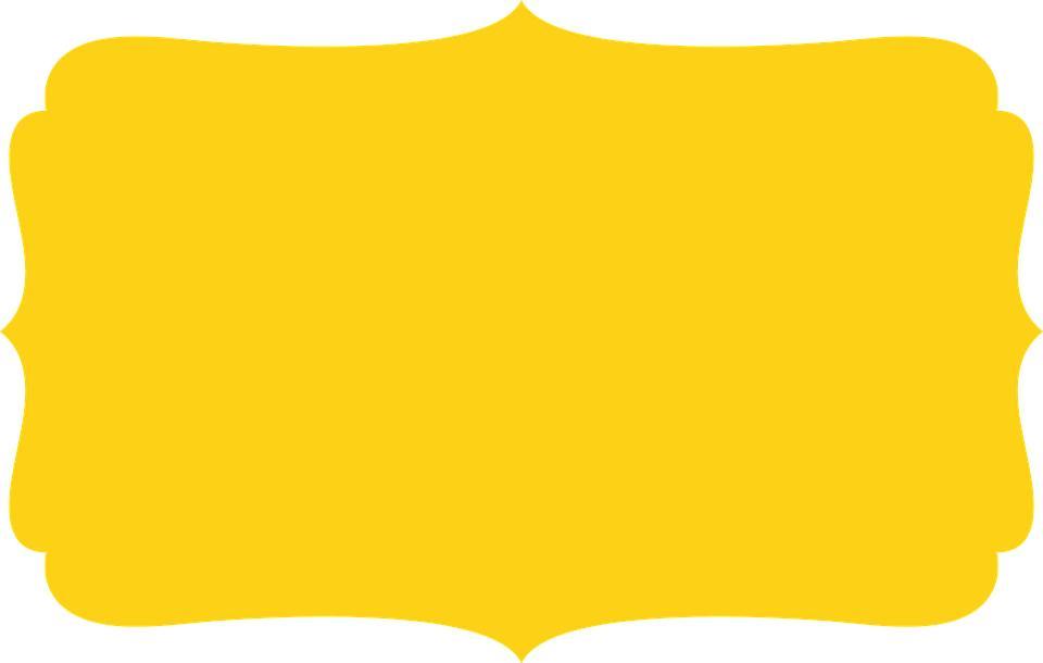 Frame Edge Yellow - Frame Amarelo E Preto Clipart (960x610), Png Download