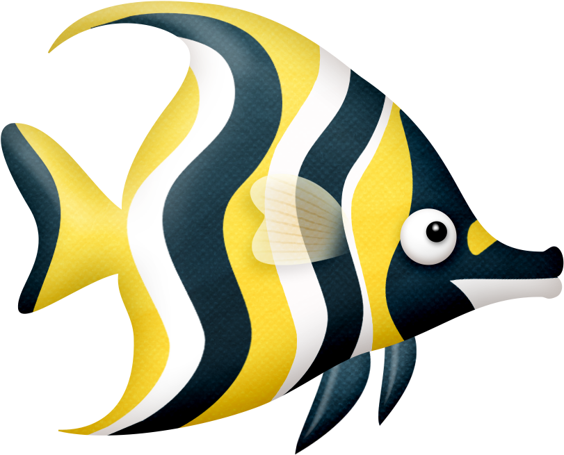 Fish Clipart For Kids At Getdrawings - Sea Fishes Clipart - Png Download (840x750), Png Download