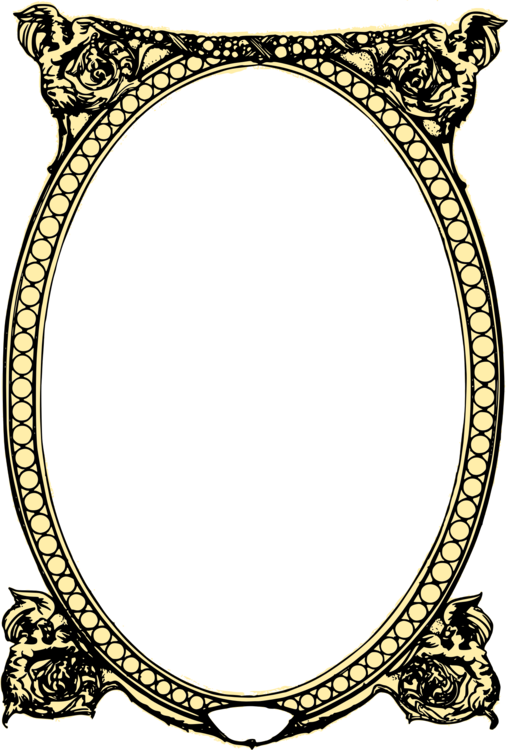 Picture Frames Drawing Wall Decorative Arts Clock - Logo Grand Lodge Of Ireland Clipart (508x750), Png Download