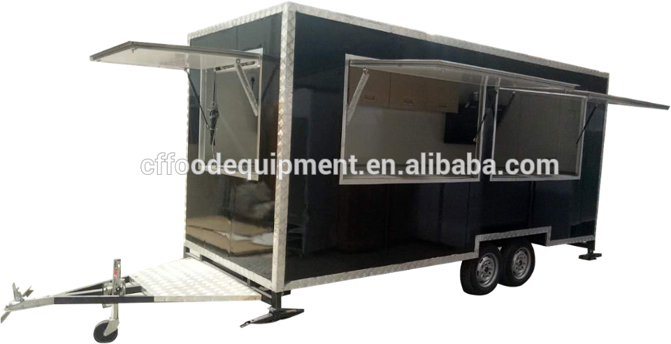 Australia Mobile Food Cart Kiosk Van Trailer/food Van - Horse Trailer Clipart (1000x750), Png Download