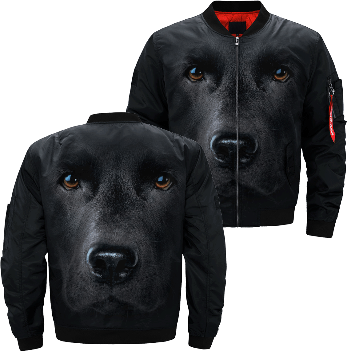 Com Black Lab Over Print Jacket %tag - Jacket Clipart (1200x1200), Png Download