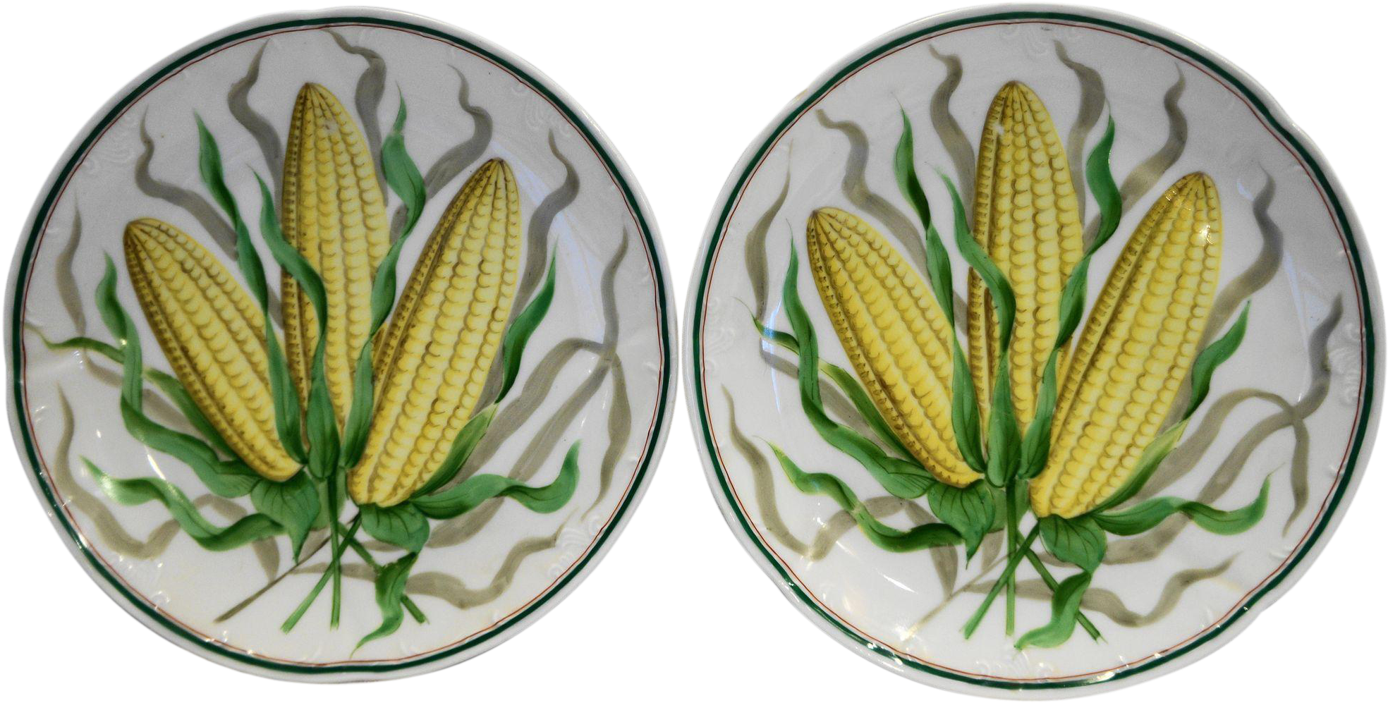 Charles Ahrenfeldt & Sons Saxe Austria Porcelain Plates - Earrings Clipart (1967x1967), Png Download