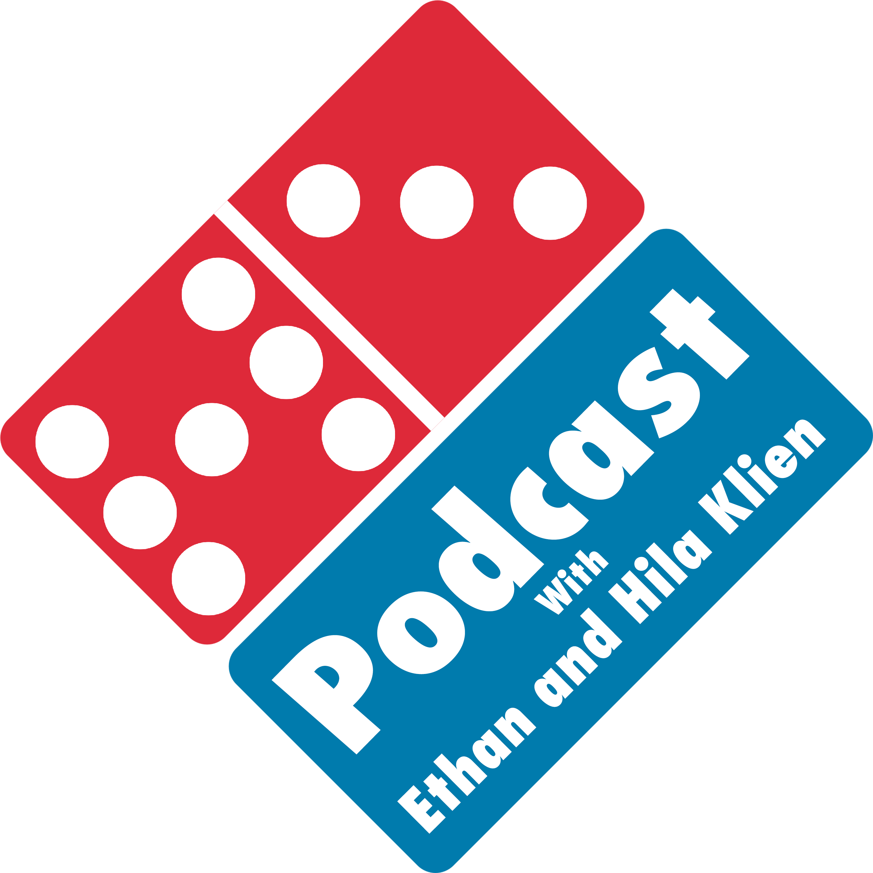 H3 Podcast As Domino's Logo - Domino's Pizza Logo Png Clipart (3000x3000), Png Download