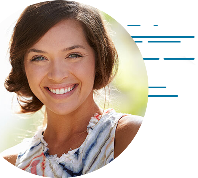 Smiling Woman Clipart (675x619), Png Download