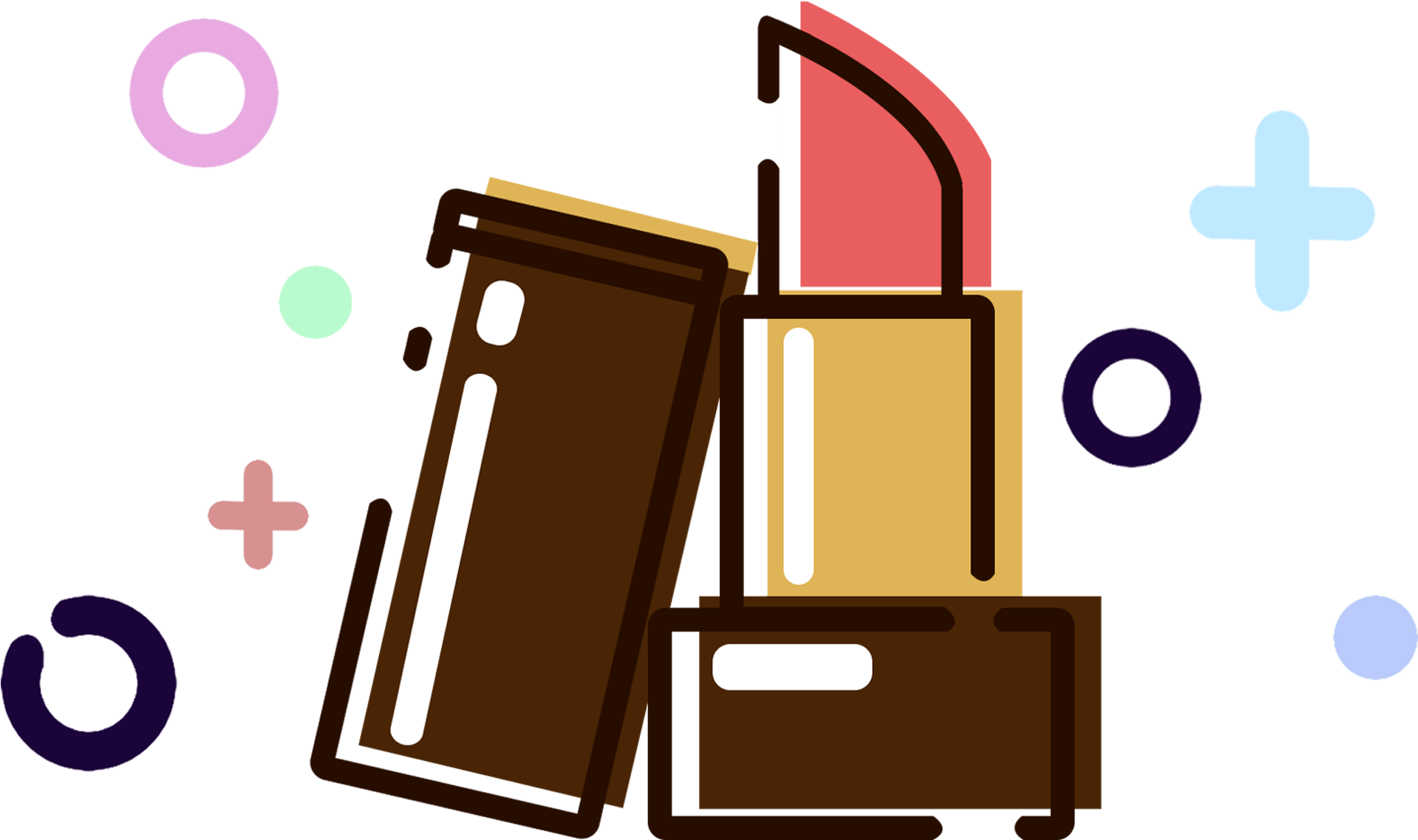 Mbe Daily Necessities Cosmetics Lipstick Png And Psd - Animado Vaso Precipitado Png Clipart (2000x2000), Png Download