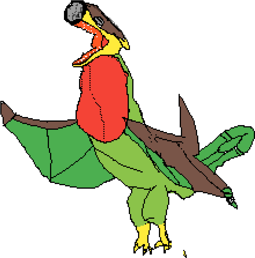 Qurupeco "calling Wyvern" - Cartoon Clipart (1200x1200), Png Download