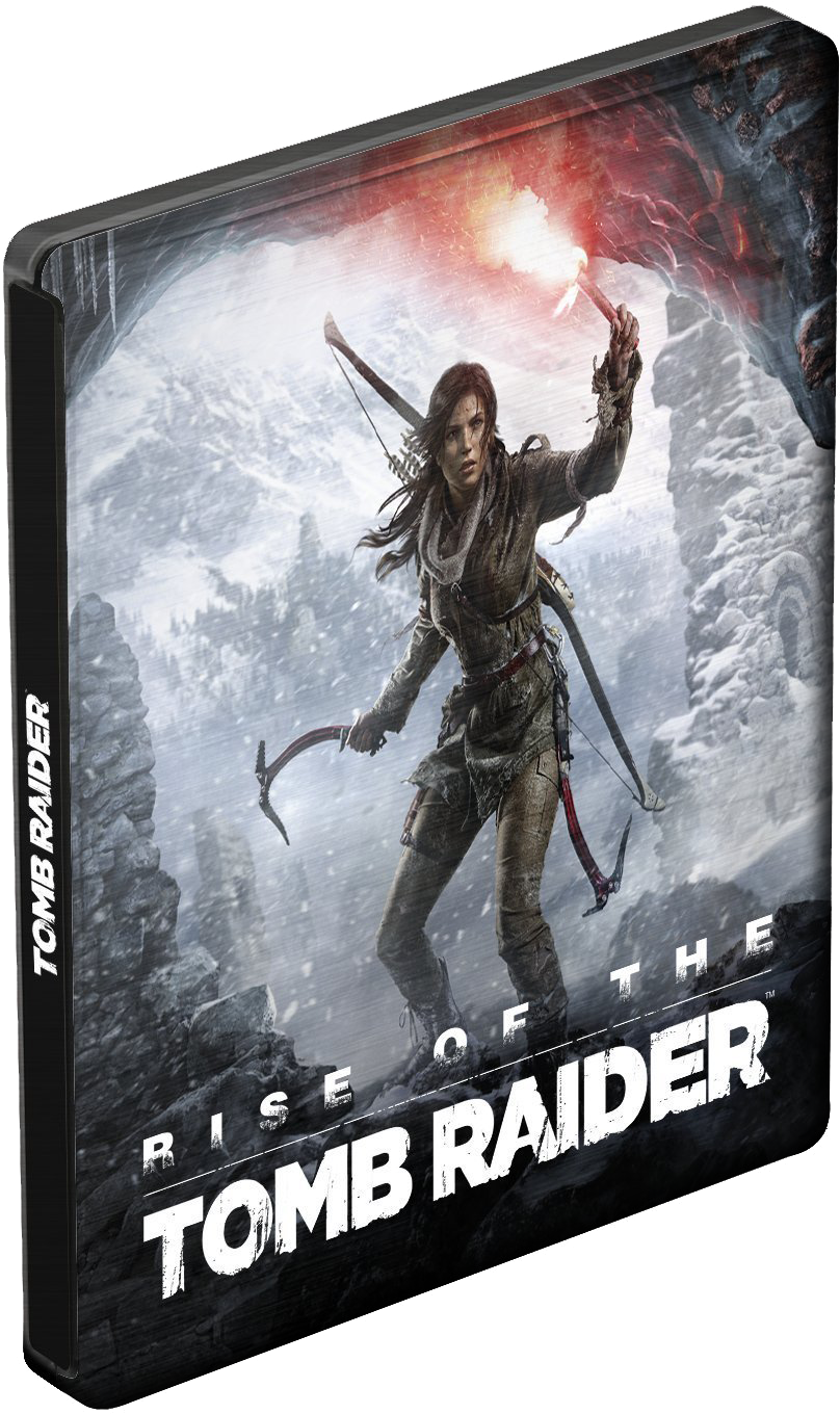 Link - - Tomb Raider Steelbook Ps4 Clipart (870x1384), Png Download