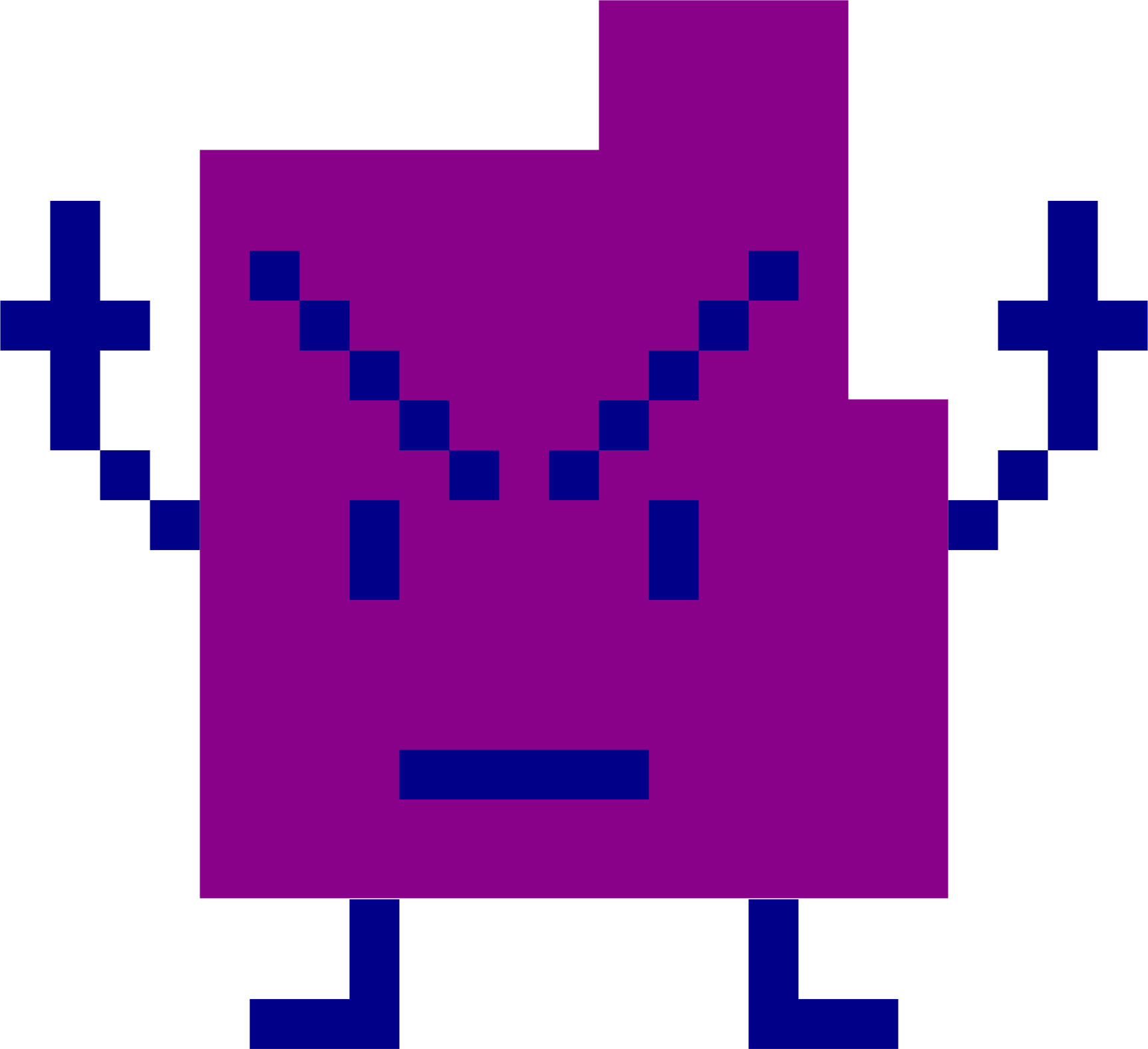 Aqua Teen Hunger Force Pixel Art Clipart (1726x1577), Png Download