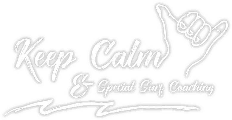 Keep Calm Special Surf Coaching Blue Waves - Calligraphy Clipart (800x405), Png Download