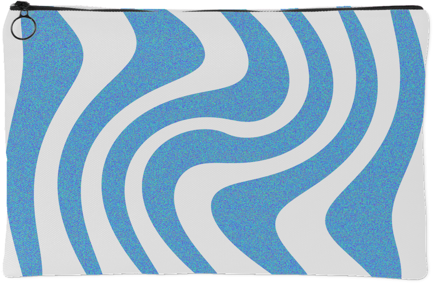 Blue Waves Pouch - Coin Purse Clipart (1024x1024), Png Download