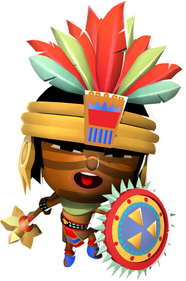 Warrior Clipart Maya - Cartoon - Png Download (864x993), Png Download