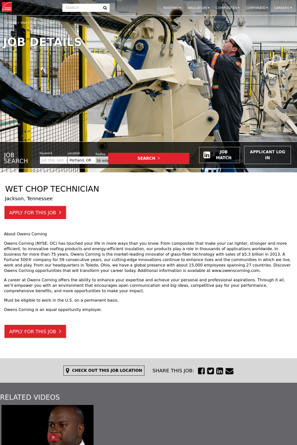 Owens Corning - Online Advertising Clipart (600x900), Png Download