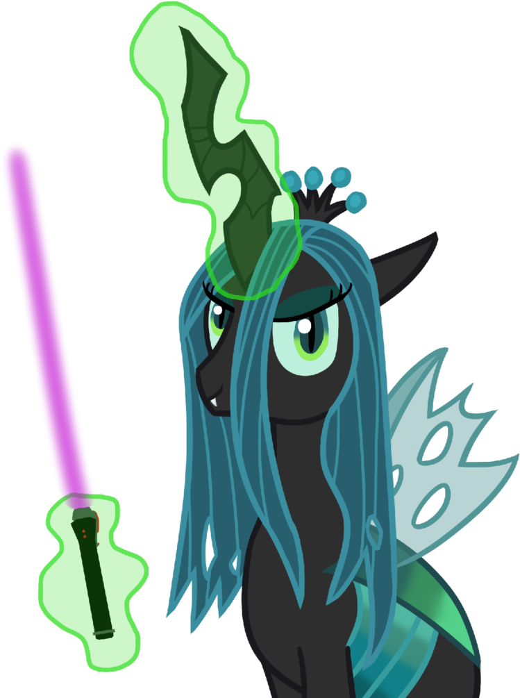 Ericac78, Lightsaber, Queen Chrysalis, Safe, Star Wars - Illustration Clipart (749x1005), Png Download