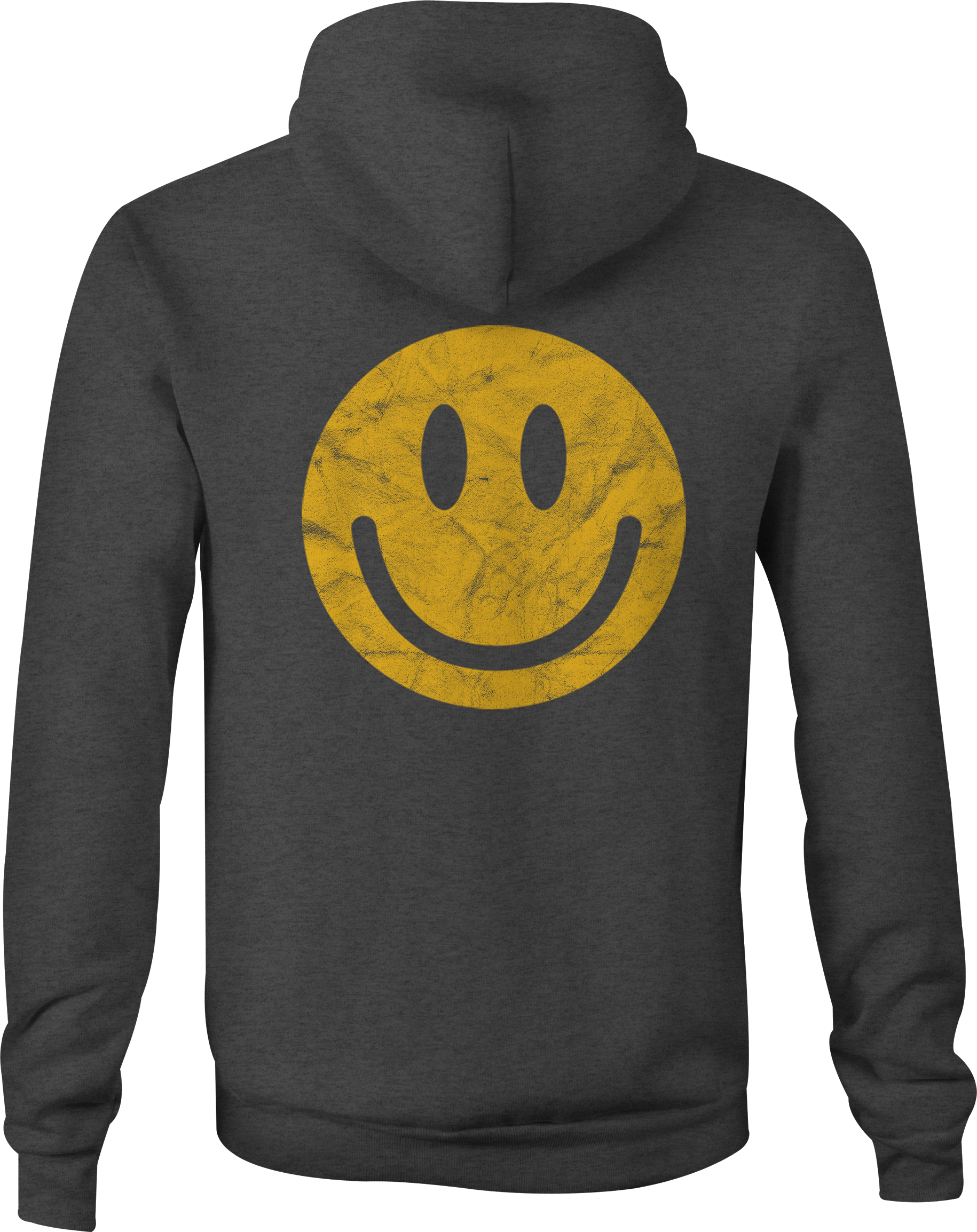 Zip Up Hoodie Happy Yellow Smile Face Emoji Thumbnail - Smiley Clipart (1830x2308), Png Download