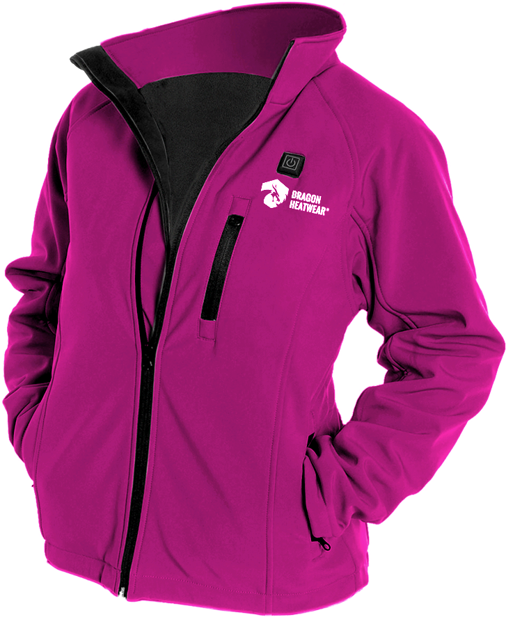 Wyvern Women's 3 Zone Heated Jacket - Hoodie Clipart (1000x1000), Png Download