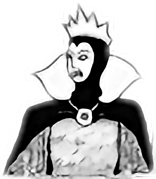 #evil #queen #snowwhite #disney - Illustration Clipart (528x608), Png Download
