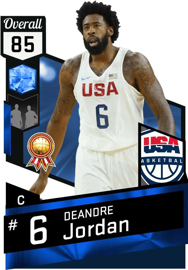 Deandre Jordan - 99 Lebron James 2k18 Clipart (651x941), Png Download