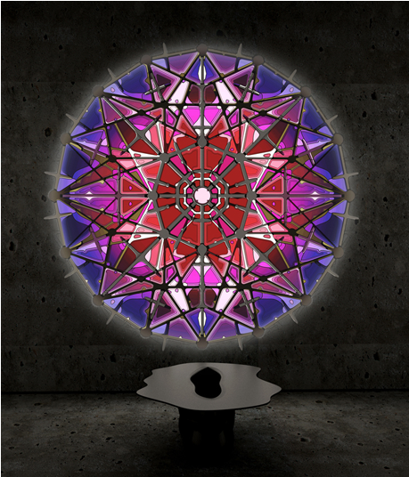 Stara Gothic Rose Window - Stained Glass Clipart (735x535), Png Download